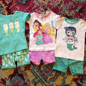 Three pairs of summer pjs!